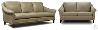 Leather sofa chair and ottoman. Ready To Go Beige Leather Living Room Set From Gtr Leather Coleman Furniture