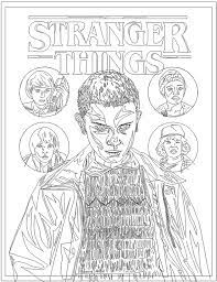 Stranger things is an american science fiction horror web television seriesthe first season released in july 2016. Free Download Stranger Things Season 3 Coloring Pages