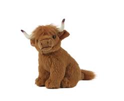 Living Nature Highland Cow Small Plush Animals Soft Toy Animals Animal Behavior