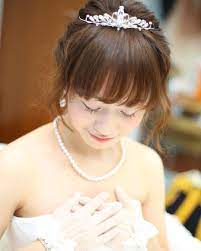 可愛すぎる前髪ありの花嫁ヘアアレンジ特集 marry マリー ウェディング ヘアスタイル 花嫁 ヘア ブライダル 髪型