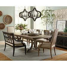 Is bassett furniture made of real wood? Bassett Dining Tables Woodridge 4597 8344 Rectangular Dining Table Sierra Brown Rectangle From Texas Furniture Appliance