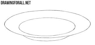 How To Draw A Plate Drawingforall Net Drawings Draw Drawing Lessons