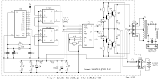 This is the 300w inverter circuit which capable to convert 24vdc become 220vac. 50w Inverter 12vdc To 220vac Circuit Scheme