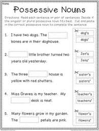 Teach possessive nouns with a teaching poster and a fun game for your students. 65 Possessive S Ideas Possessives Possessive Nouns Nouns