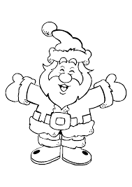 Coloriage, coloriages, dessins, école, éducation, éducatif, images à colorier: Coloriage Joyeux Pere Noel