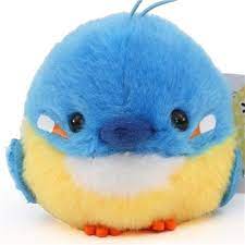 Cute Small Blue Yellow Bird Plush Toy From Japan Soft Toy Animals Animal Plush Toys Super Cute Animals