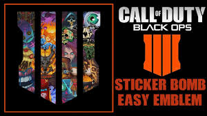 View ips 4.4 theme template for gaming #ghost recon breakpoint. Black Ops 4 Emblem Tutorial Easy Logo Sticker Bomb Youtube
