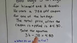 Free grade 6 word problems printable math worksheet for your students. Grade 6 Math 10 6 Problem Solving Word Problems For X Youtube