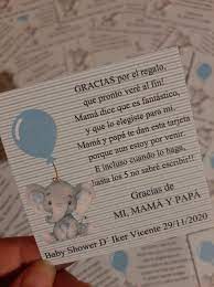 Tarjeta De Agradecimiento Para Baby Impresiones Thomas Facebook