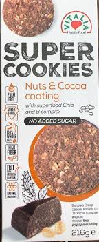 Maybe you would like to learn more about one of these? Super Cookies Nuts Cocoa Coating Vitalia 216g