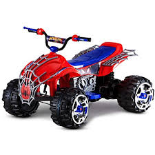 Kid Trax Spiderman Power Atv 12v Electric Ride On Red Want To Know More Click On The Image This Is An Affiliate Link Kids Ride On Kids Atv Ride On Toys