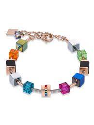 Jewellery from coeur de lion is timeless beyond measure. Coeur De Lion 4980 30 1500 Armband Geocube Multicolor