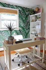 Tropical Leaf Wallpaper Jungle Wall Mural Jungle Decor Etsy Home Decor Home Office Decor Decor