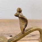 Antique Solid Brass Indian Handheld Oil Lamp | Old Snake ...