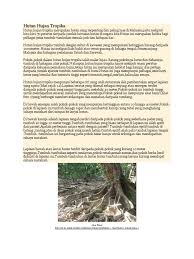 Keadaan ini menyumbang kepada kepelbagaian biologi yang tinggi. Hutan Hujan Tropika