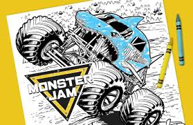 Monster truck coloring pages, 25 printable monster truck coloring pages for kids, boys, girls & teens. Monster Jam Coloring Sheets Printable Toys R Us