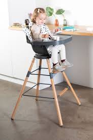Evolu One 80 High Chair Adjustable In Height 50 75 Cm 90 Cm Natural Anthracite High Chair Newborn Seat Childrens Table