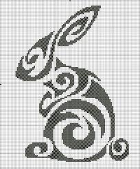 Black And White Silhouette Cross Stitch Patterns Cross Stitch Pattern Rabbit Modern Contemporary Pattern Silhouette Handmade Pdf 4 Cross Stitch Patterns Rabbit Cross Stitch Silhouette Cross Stitch Patterns
