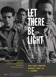 Let There Be Light Sponsored By Virginia Tech Department Of History The Lyric Theatre
