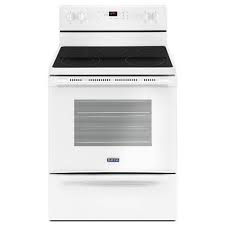 How does a self clean oven work? Maytag 5 3 Cu Ft Electric Range With Self Cleaning Oven In White The Home Depot Canada