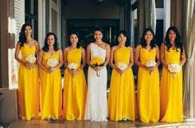 Wedding Colors Summer Sunflowers Bridesmaid Dresses 58 New Ideas Yellow Bridesmaid Dresses Yellow Bridesmaids Red Wedding Dresses