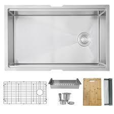 stylish 30 inch workstation single bowl