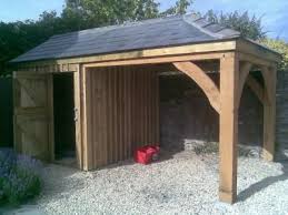 3 bay carport with low pitch hipped roof in 2020 timber. Timber Carport With Oak Posts Lean To Carport Backyard Shed Carport Sheds