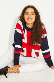Adored by fashion fans and value seekers alike. Union Jack Knit Jumper