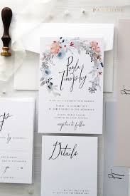 Mariella 3 Wedding Invitation Sets Printable Wedding Invitations Or Printed Wedding Invitation Sets Dusty Blue Envelopes Grey Envelopes Printing Wedding Invitations Wedding Invitation Sets Wedding Invitation Inspiration
