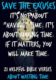 21 Helpful Bible Verses About Wasting Time