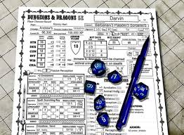 The maximum damage column show the maximum amount of damage it can do regardless of how far it falls. D D 5e Character Sheet And Instructions Dungeon Master Assistance