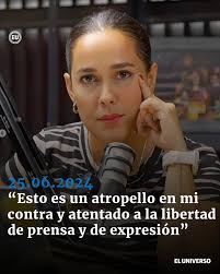 QUE AUDAZ ESTA FULANA....EN 5 DIAS DEBE ABANDONAR EL PAIS POR TODO LO QUE  HA INSULTADO A LOS ECUATORIANOS DESDE LA EPOCA DEL " TIBIO LASSO", QUE SE  HIZO DE LA VISTA