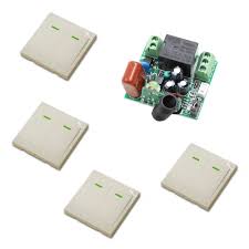 433mhz Ac 220v 1ch Wireless Remote Switch Wireless Light Switch 1 Ch 10a Relay Receiver Transmitter Remote Controller 3 Wall Paneling Electrical Equipment Mini