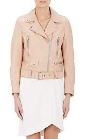 Acne Studios Leather Mock Moto Jacket At Barneys Com Jackets Cropped Leather Jacket Jacket Design