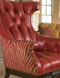Fashion Inspired Chairs Red Leather Chair Hand Crafted Furniture Hancock And Moore