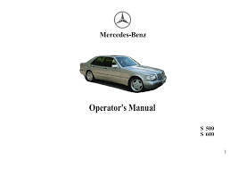 #13 • oct 10, 2018. Operator S Manual Mercedes Benz W140 Owners Forum Manualzz