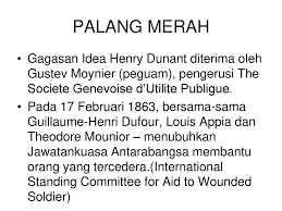 Jawatankuasa antarabangsa palang merah (icrc) bersedia untuk berbincang bersama pemimpin palestin dan israel dalam usaha mencari mangsa yang terkorban susulan pertempuran 11 hari antara rejim zionis israel dan hamas. Sejarah Palang Merah Bulan Sabit Merah Ppt Download