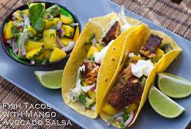 In a blender add all the crema ingredients and pulse a couple times until smooth. Fabulous Fridays Fish Tacos With Mango Avocado Salsa