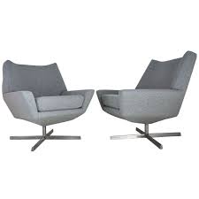pair of mid century danish swivel chairs 1stdibs com trendy chairs swivel chair modern swivel chair