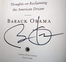 Blank notebooks with inspirational wisdom from barack obama, with his signature on the. U S Presidents Barack Obama Images Psa Autographfacts