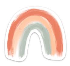 Shop pastel rainbow stickers created by independent artists from around the globe. Pastel Rainbow Sticker Waterproof Vinyl Stickers For Laptop Etsy Ireland