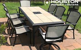 This video shows how to refurbish metal patio chairs in less than one day. Outdoor Patio Furniture Restoration And Repair Houston Powder Coaters Powder Coating Specialists