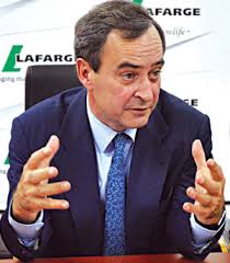 Mr Bruno Lafont. Lafarge is the first cement company to have committed itself to reduce dust emissions unilaterally without any regulations and we have done ... - Bruno-Lafont