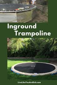 Jump power 13ft trampoline and enclosure. How To Install An Inground Trampoline