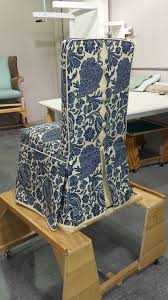 Elegant design for a gorgeous parsons chair with arms, upholstered with real leather in a dark brown color which gives it a cozy detail. Pin By Daisy Chain Llc On Chf Academy Slipcovers For Chairs Dining Room Chair Covers Reupholster Furniture