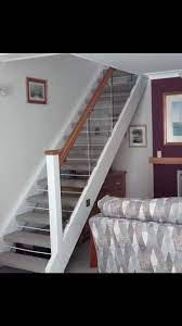 Staircase Transformation Using Stairfurb Glass Balustrade Kits Www Stairfurb Co Uk