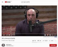 On his youtube channel, his content is mainly interviews with. Why Joe Rogan Is Leaving Youtube For A 100 Million Deal With Spotify By Leo Saini Medium