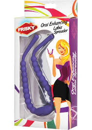 Buy Frisky Oral Enhancing Labia Spreader Purple | Jack and Jill Adult