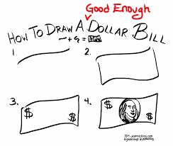 How To Draw A Good Enough Dollar Bill Drawings Draw Sketch Book