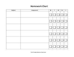 30 Images Of Homework Sticker Chart Template Netpei Com
